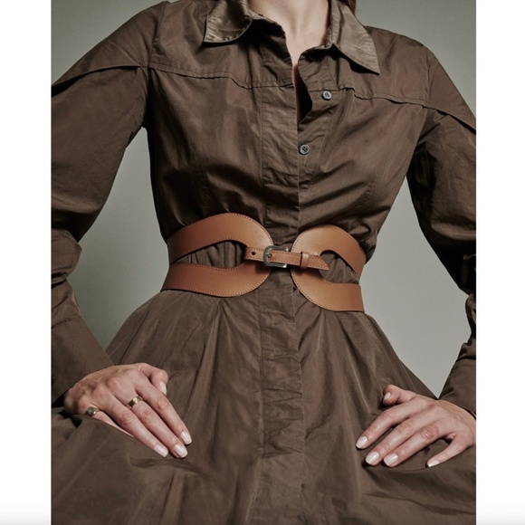 Vaincourt Paris La Délicieuse Leather Belt Waist 30\